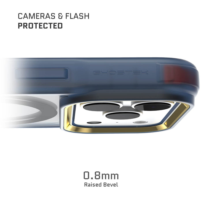 iPhone 17 Pro Max Case Blue Clear MagSafe Protective Phone Cover Shockproof Magnetic Mag Safe