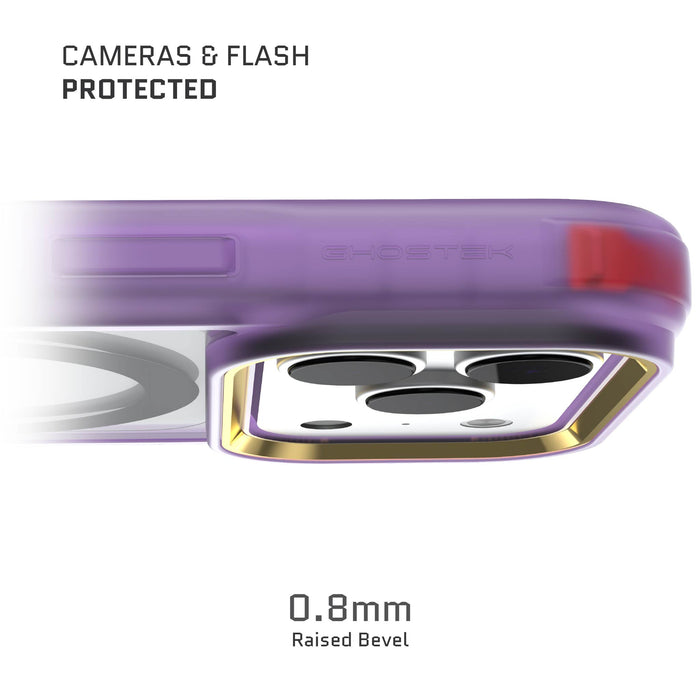 iPhone 17 Pro Max Case Purple Clear MagSafe Protective Phone Cover Shockproof Magnetic Mag Safe