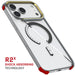 iPhone 17 Pro Max Case Grey Clear MagSafe Protective Phone Cover Shockproof Magnetic