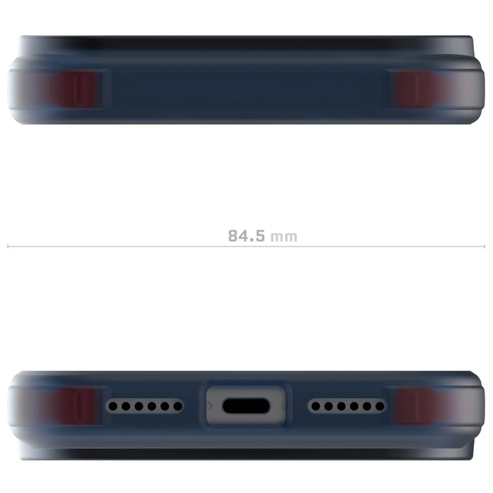 iPhone 17 Pro Max Case Blue Clear MagSafe