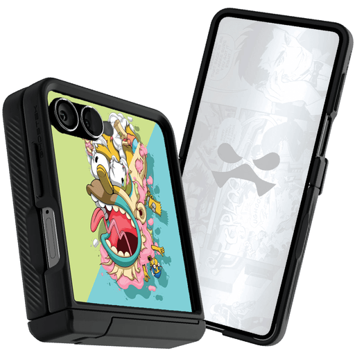 Samsung Galaxy Z Flip 7 DECONSTRUCTED YINYÁNG by Dhani Barragán Artist Artwork Protective Phone Case Limited Edition Collab Cover