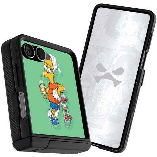 Samsung Galaxy Z Flip 7 DECONSTRUCTED BART by Dhani Barragán Artist Artwork Protective Phone Case Limited Edition Collab Cover