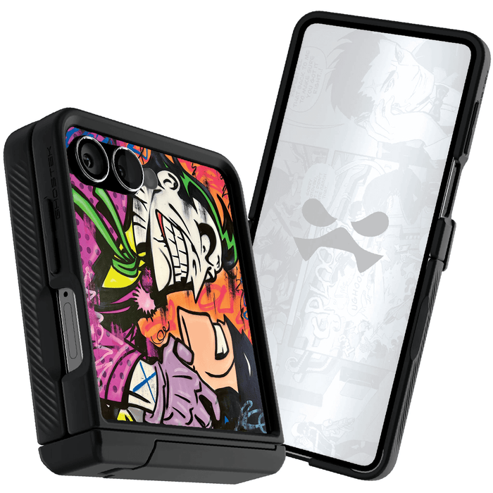 Galaxy Z Flip 7 Joker vs Batman - Spraypaint Case Phone Cover