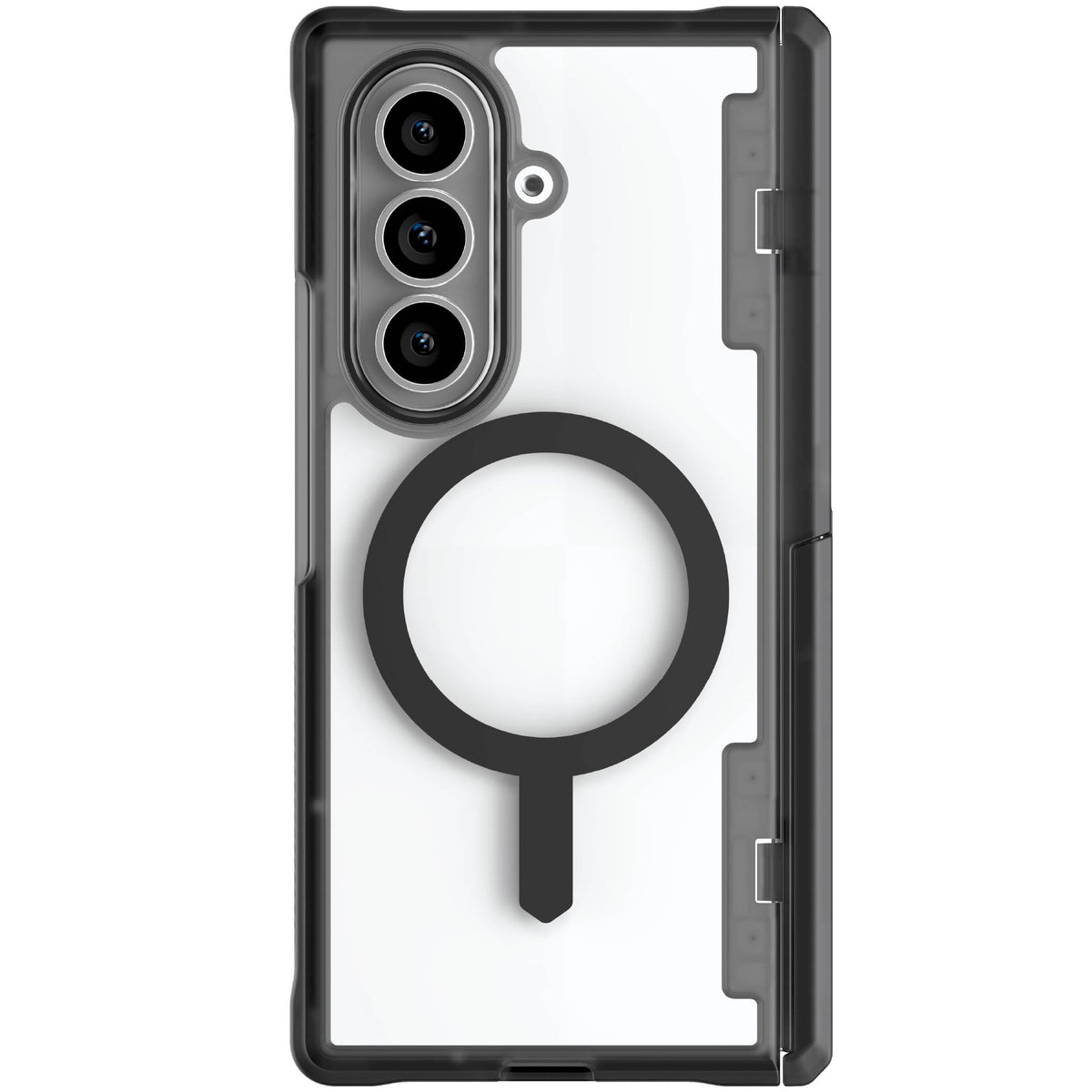 Galaxy Z Fold 7 Smoke Matte Protective Phone Case MagSafe Kickstand Magnetic