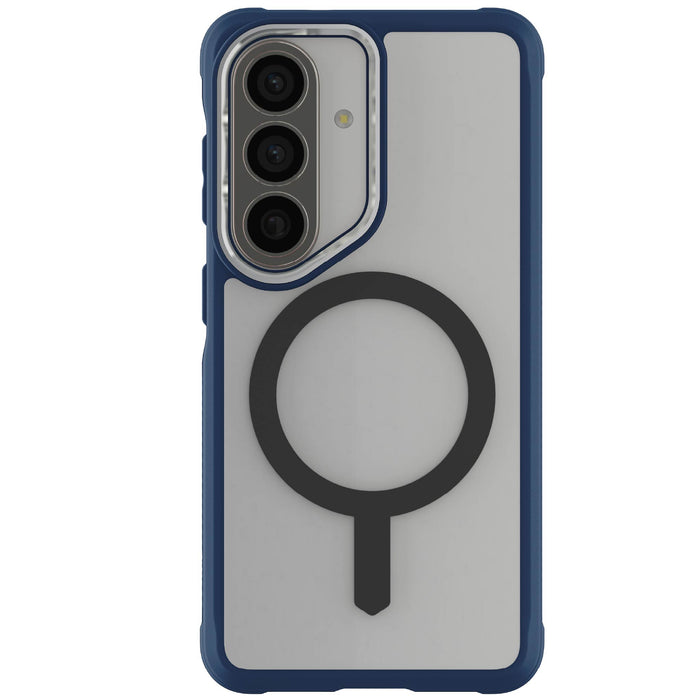 Galaxy S26 Clear Case MagSafe Protective Phone Cover Magnetic Ring Shockproof Premium Blue Matte