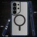 Galaxy S26 Ultra Clear Case MagSafe Protective Phone Cover Magnetic Ring Shockproof Premium Blue Matte