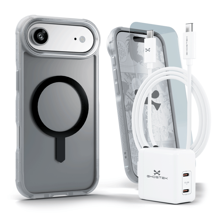 iPhone Air Case Charger Cable Screen Protector Bundle Clear Matte