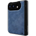 iPhone Duo Blue Leather Case