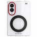 Samsung Galaxy Fold 8 Case Clear Red MagSafe Kickstand Magnetic