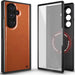 Samsung Galaxy Z Fold 7 Leather Case Brown with MagSafe