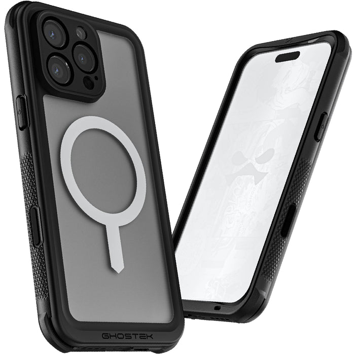 Waterproof iPhone 16 Pro Max Case with Holster Belt Clip