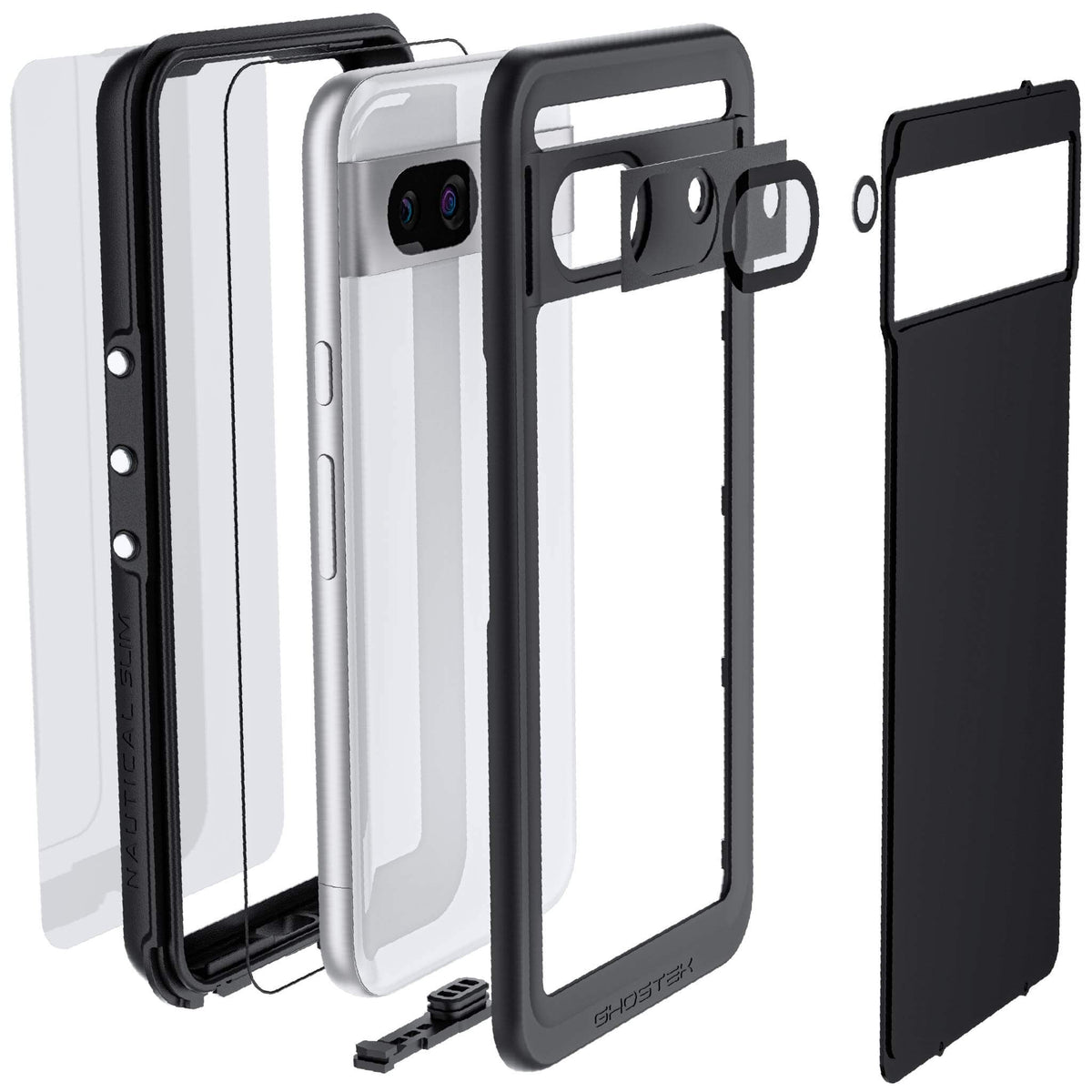 Waterproof Google Pixel 8a Case Black