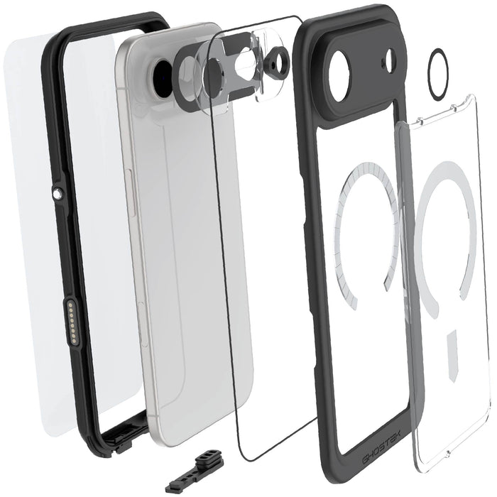 iPhone Air Waterproof Case with Screen Protector MagSafe Rugged Heavy Duty Tough Phone Cover