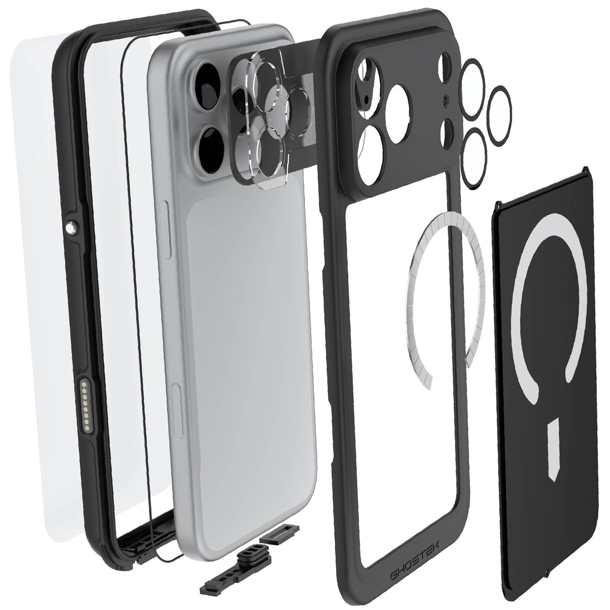 Apple iPhone 17 Pro Max Waterproof Case Screen Protector MagSafe