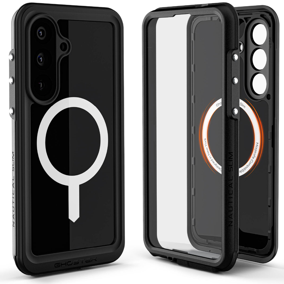 Galaxy S26 Plus Case Waterproof with Screen Protector and MagSafe Magnetic Ring Full Body Heavy Duty Protective Cover Shell