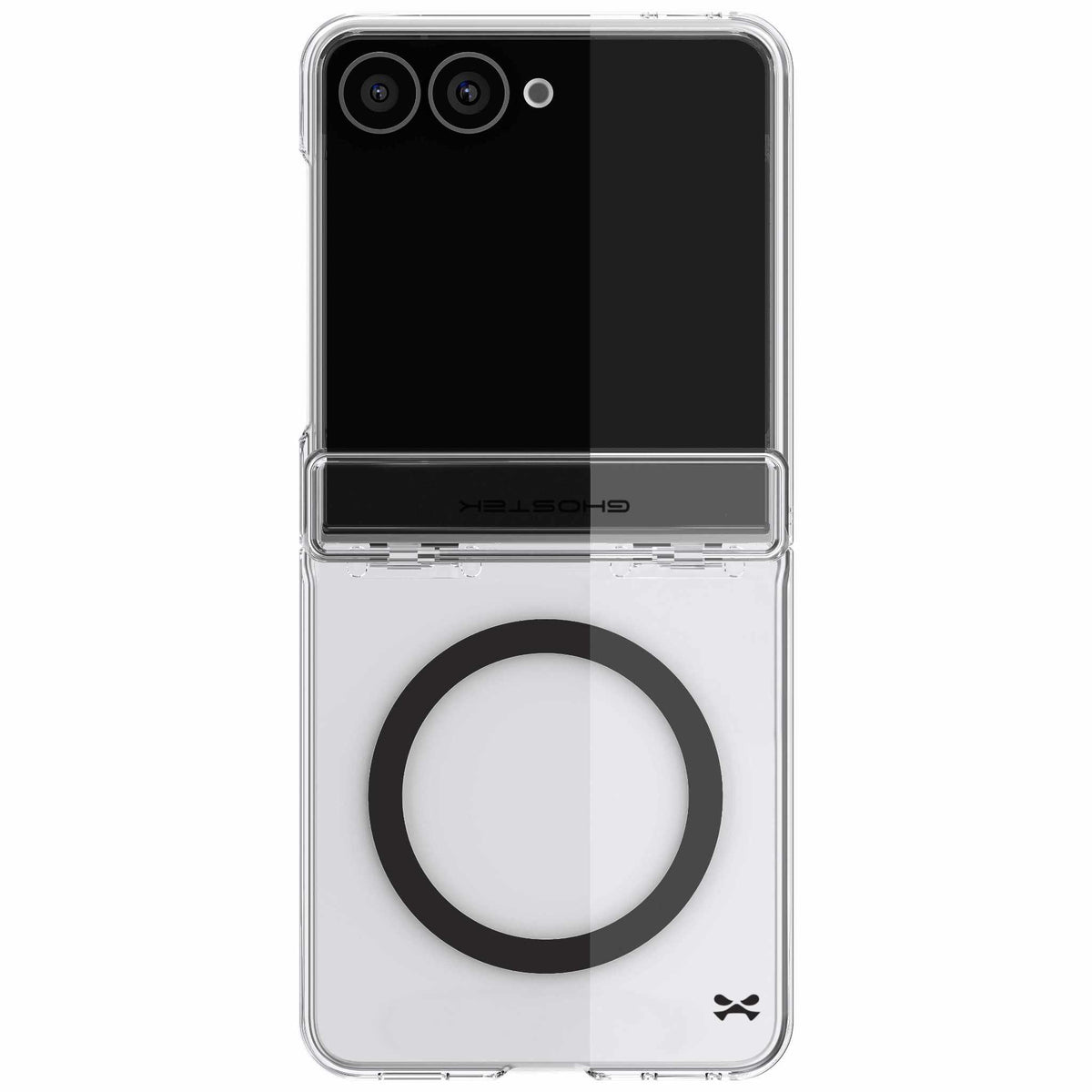 Z Flip 8 Case Clear MagSafe Hinge Cover