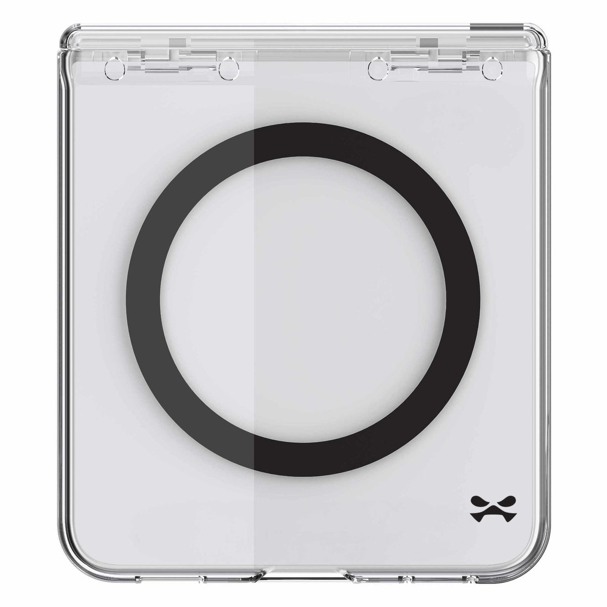 Samsung Z Flip 8 Case Clear MagSafe Hinge Cover