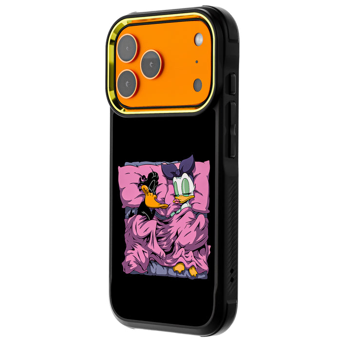 iPhone 17 Pro Sleeping Together Plastic Edition by RX Strip Artist Artwork Protective Phone Case Limited Edition Collab Cover