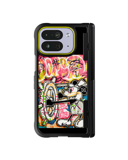 Pixel 10 Pro Fold Mickey Mouse My Way Case Artist Collab Artwork Protective MagSafe Phone Cover