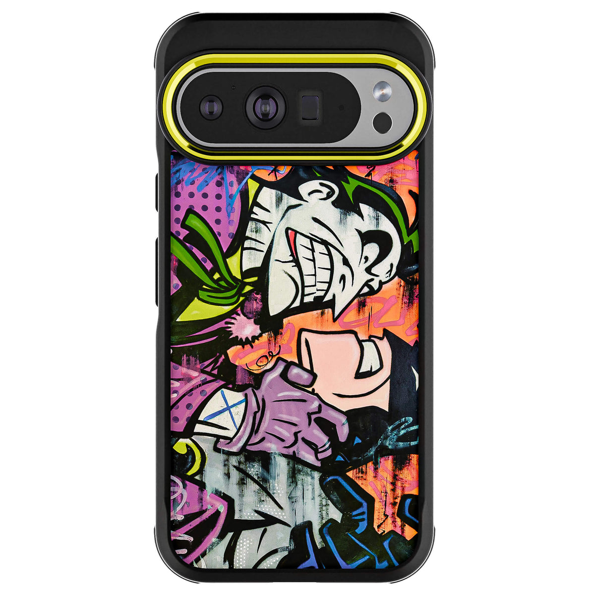Pixel 10 Pro XL Joker vs Batman - Spraypaint Case Phone Cover