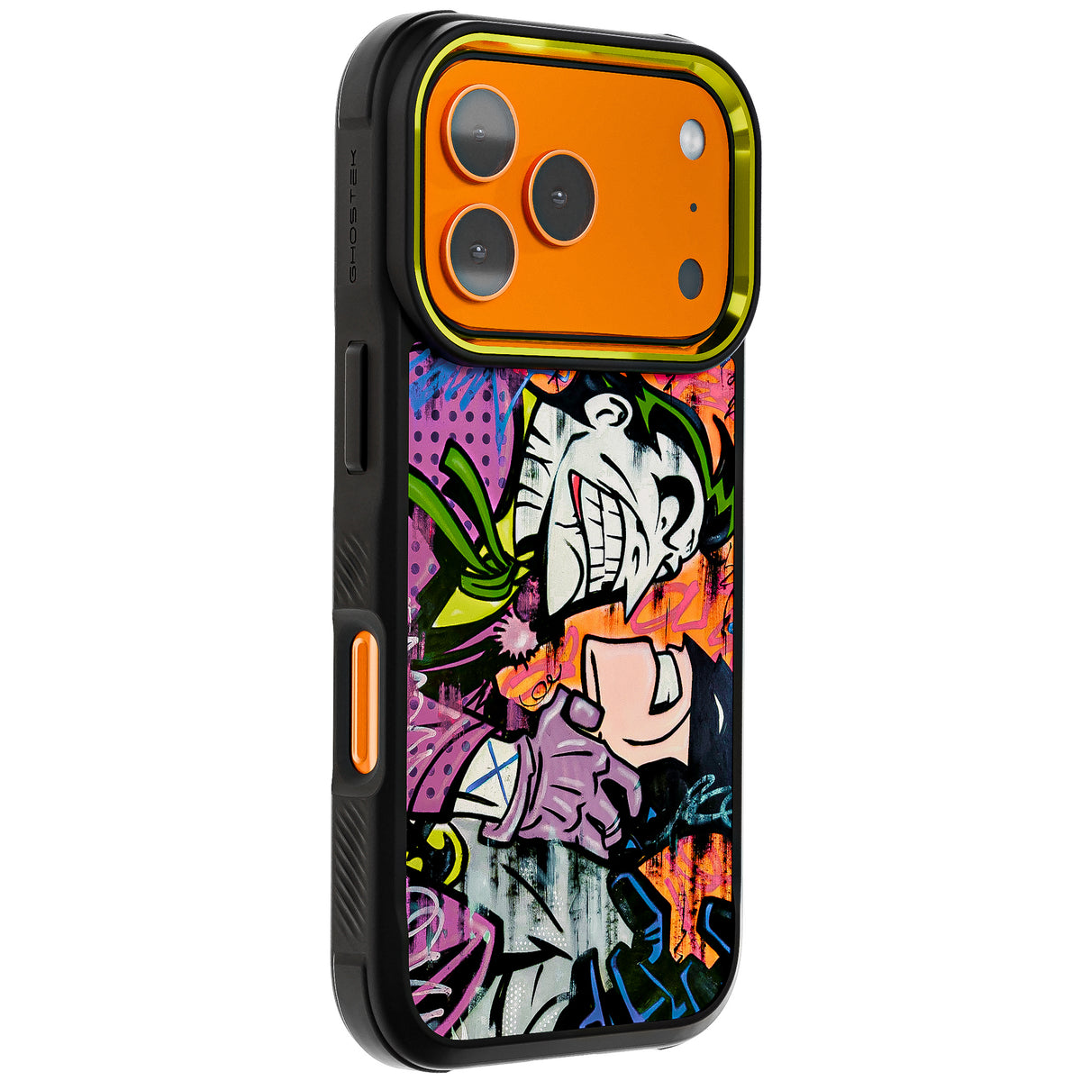 iPhone 17 Pro Joker vs Batman - Spraypaint Case Phone Cover