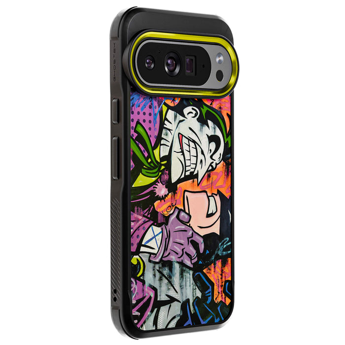 Pixel 10 Pro XL Joker vs Batman - Spraypaint Case Phone Cover