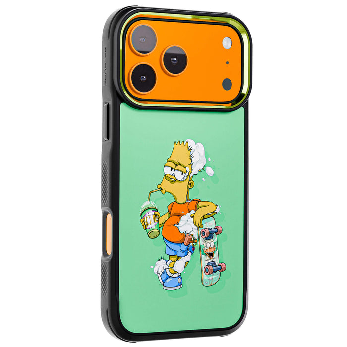 iPhone 17 Pro Max DECONSTRUCTED BART by Dhani Barragán Artist Artwork Protective Phone Case Limited Edition Collab Cover