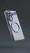 Galaxy Z Fold 8 Ultra Clear Blue Case with MagSafe Kickstand