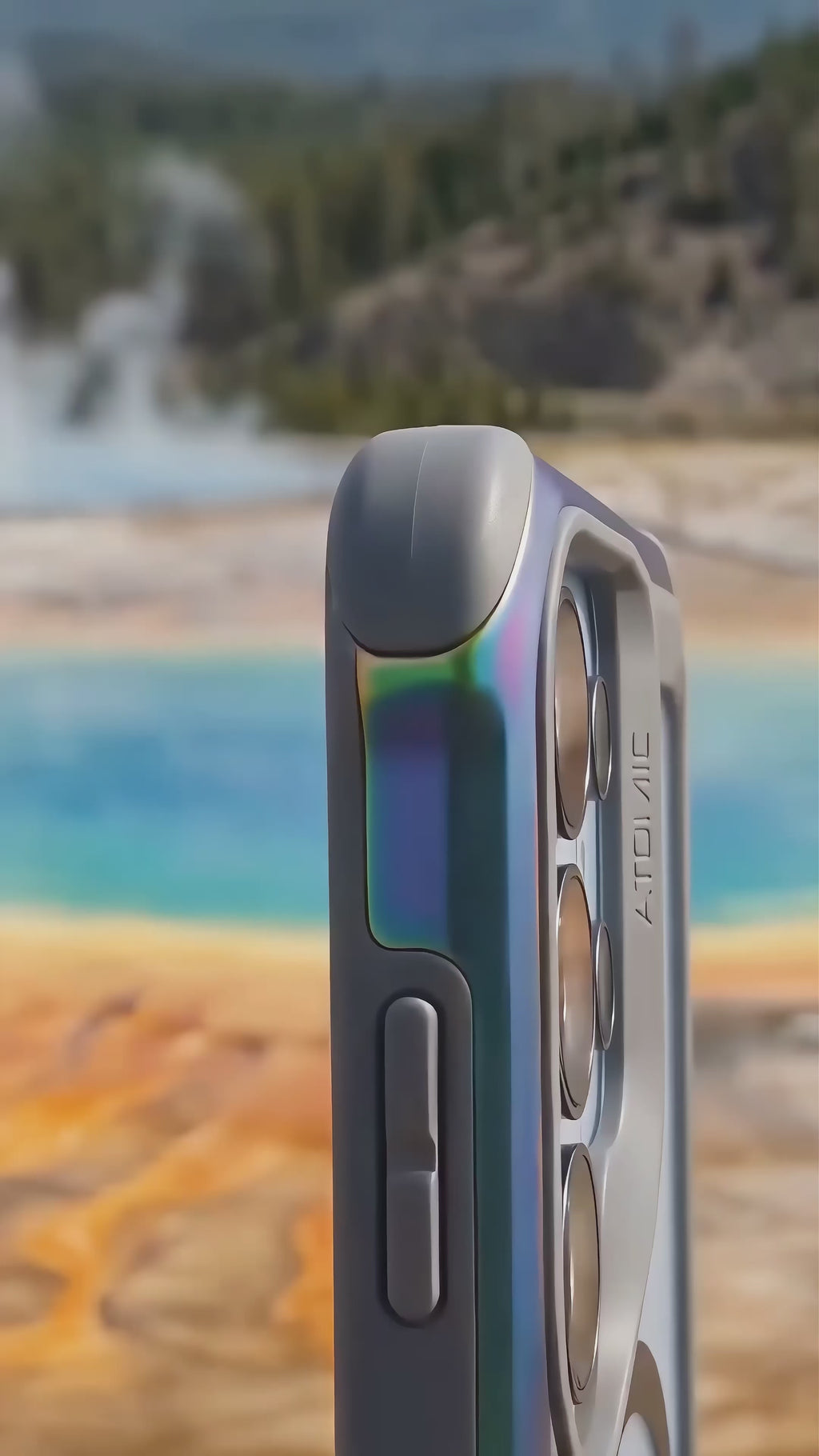 Galaxy S26 Ultra Prismatic Metal Case with Clear MagSafe