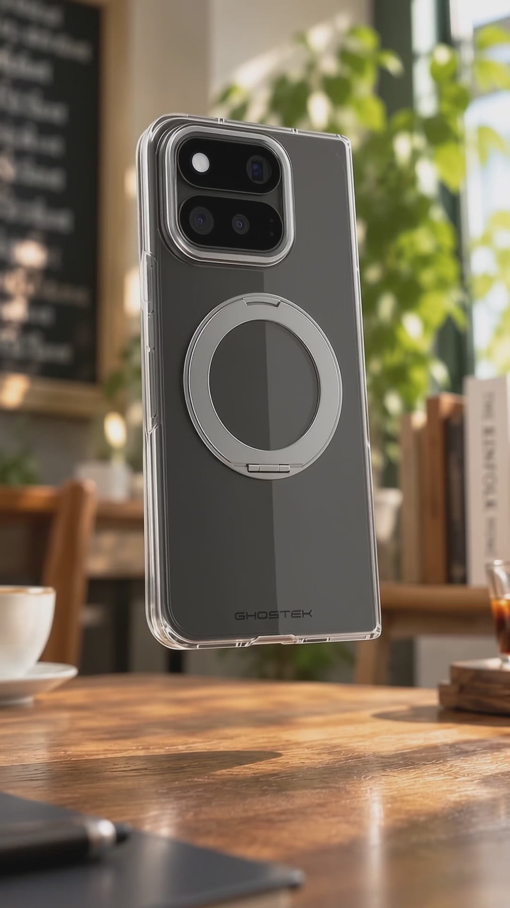 Pixel 11 Pro Fold Clear Case with MagSafe Kickstand