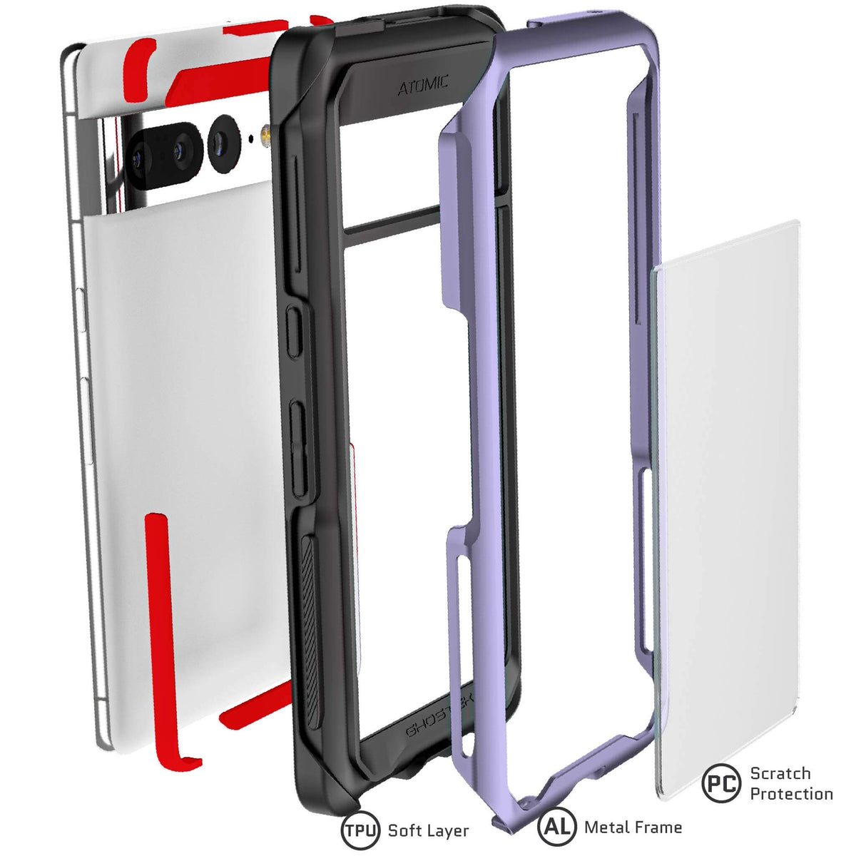 Google Pixel7 Pro Phone Case Purple