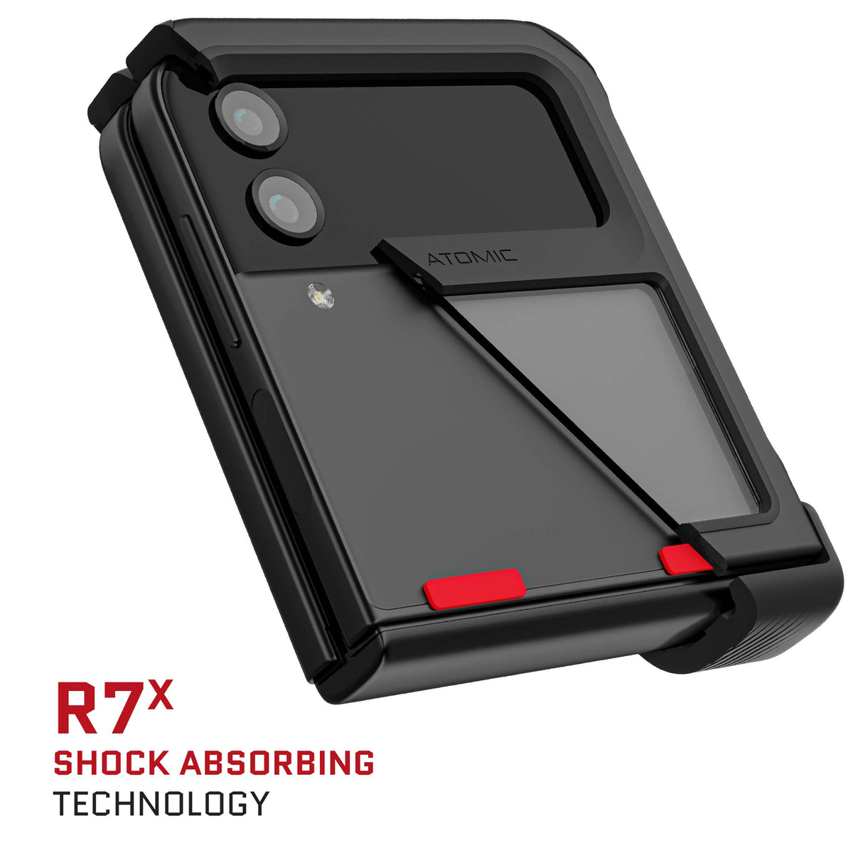 Samsung Galaxy ZFlip4 Case Black Metal