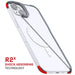 Gray iPhone 14 Plus Case Clear MagSafe