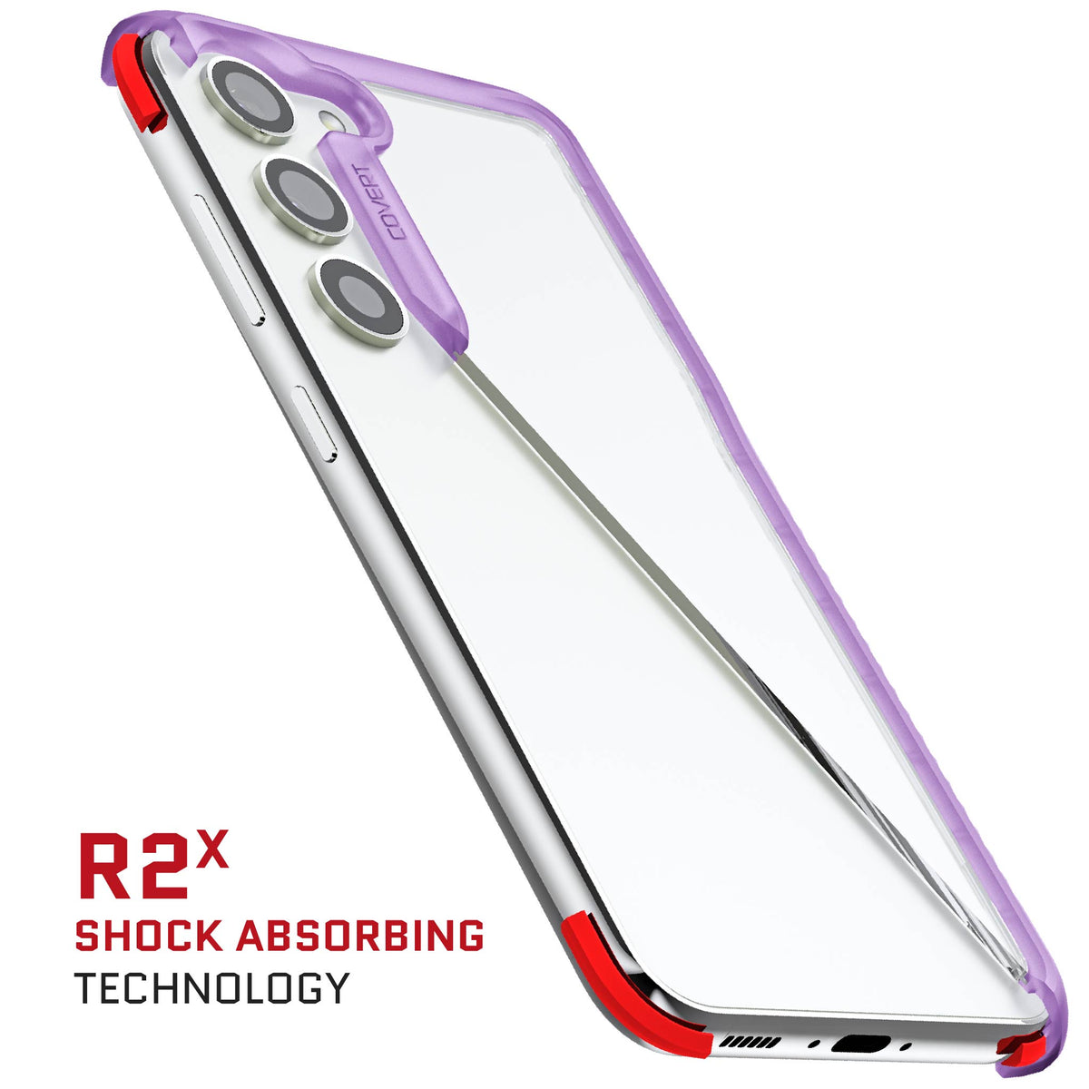 S23 Case Purple Clear