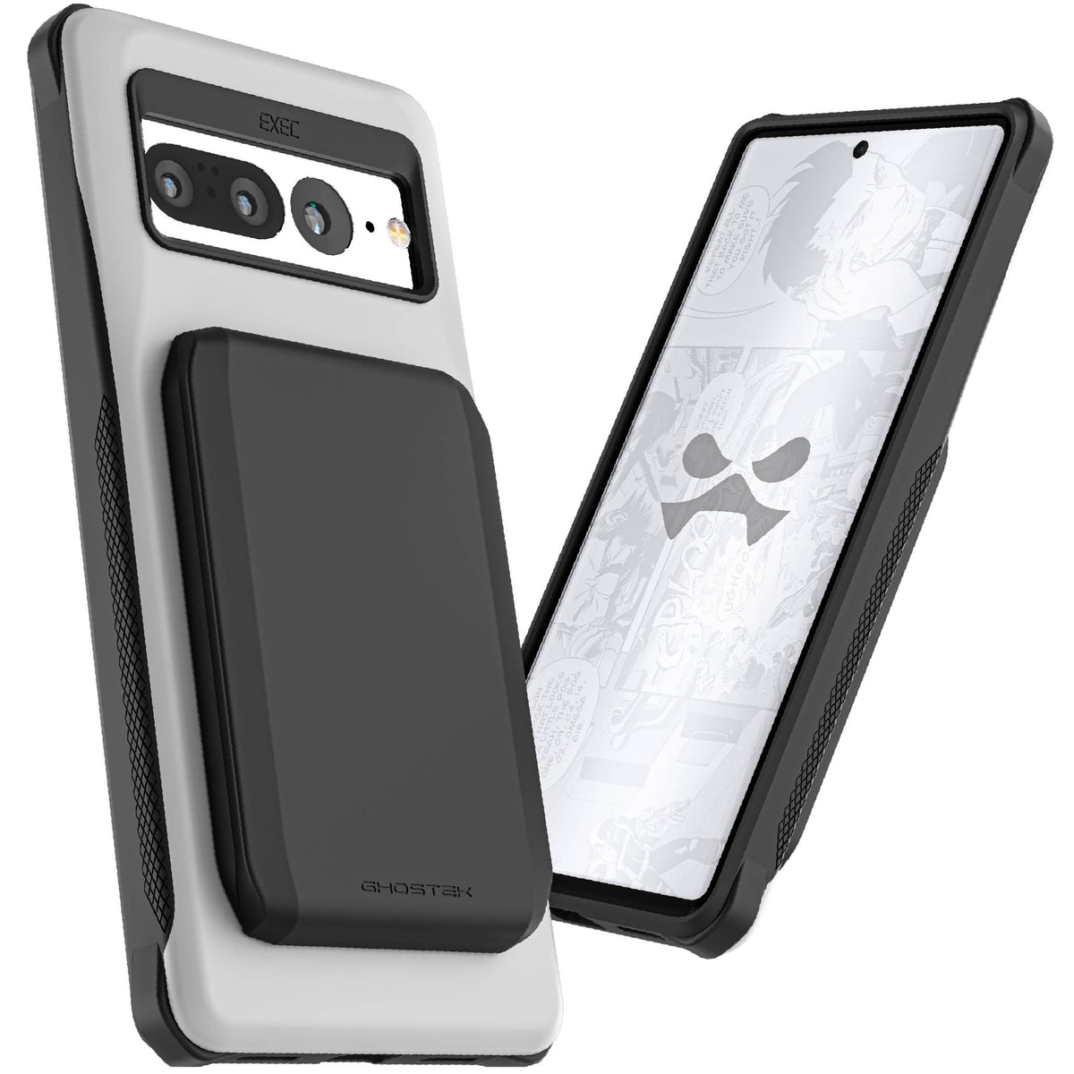 Google Pixel 7 Pro Wallet Case Gray